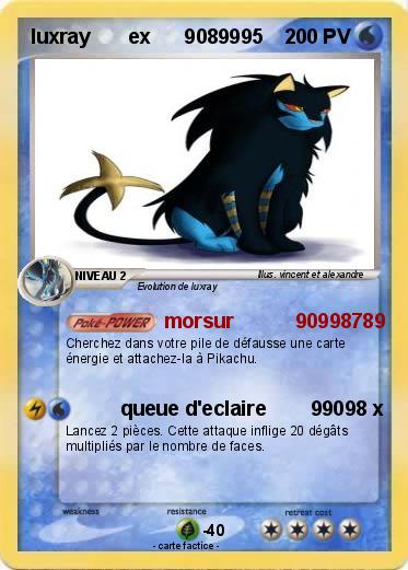 Pokemon luxray       ex      9089995