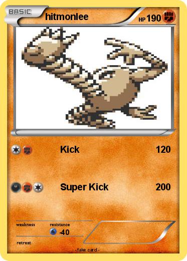 Pokemon hitmonlee
