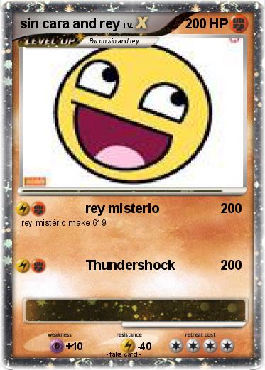 Pokemon sin cara and rey