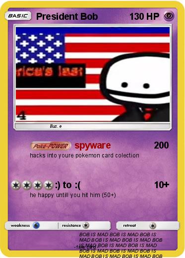 Pokemon President Bob