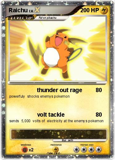 Pokemon Raichu
