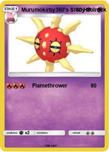 Pokemon Murumokirby360's Shiny Solrock