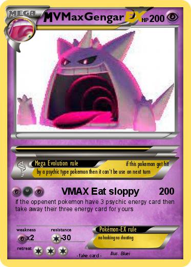 Pokemon VMaxGengar
