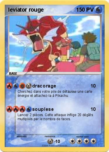 Pokemon leviator rouge