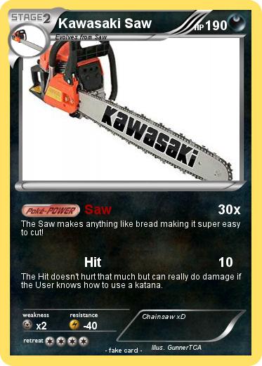 Pokemon Kawasaki Saw