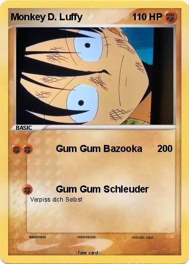 Pokemon Monkey D. Luffy