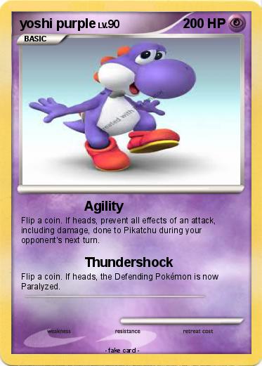 Pokemon yoshi purple