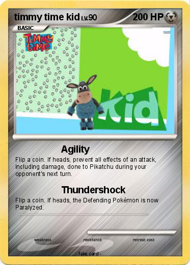 Pokemon timmy time kid