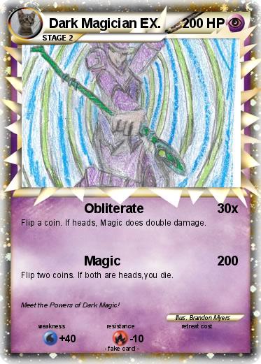 Pokemon Dark Magician EX.