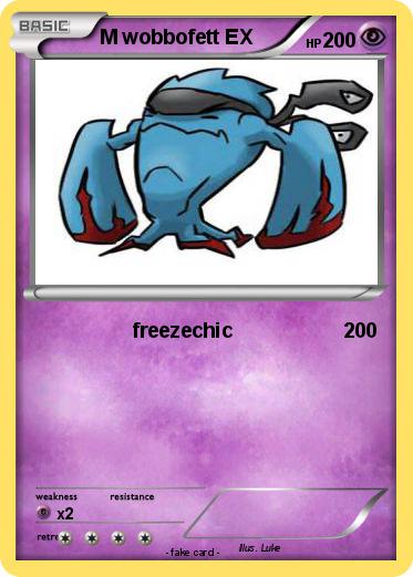 Pokemon M wobbofett EX