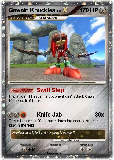Pokemon Gawain Knuckles