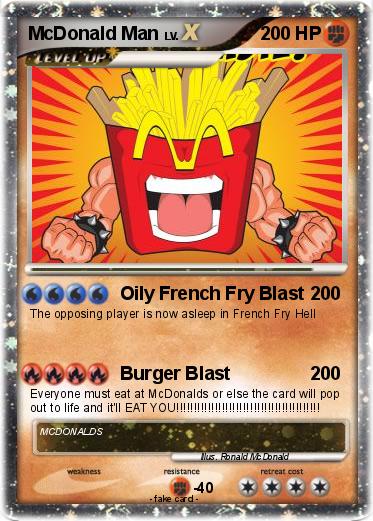 Pokemon McDonald Man