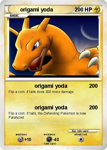 Pokemon origami yoda