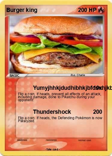 Pokemon Burger king