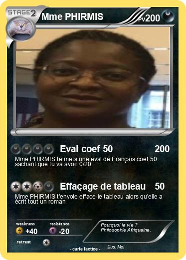 Pokemon Mme PHIRMIS