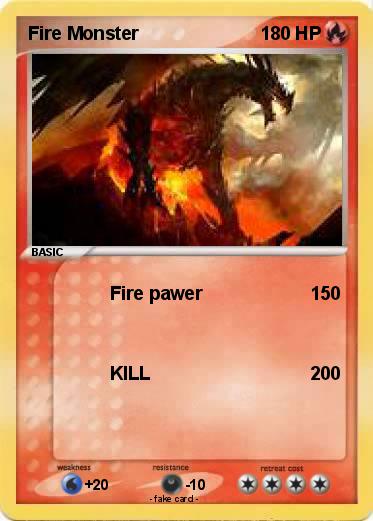 Pokemon Fire Monster