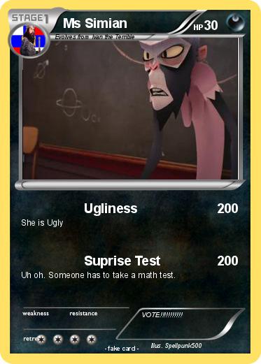 Pokemon Ms Simian