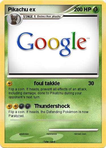 Pokemon Pikachu ex