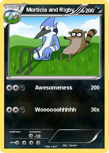 Pokemon Morticia and Rigby