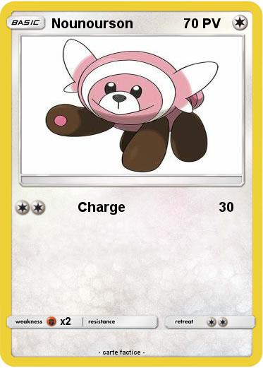 Pokemon Nounourson