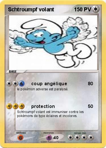 Pokemon Schtroumpf volant