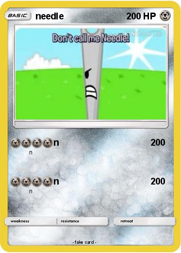 Pokemon needle