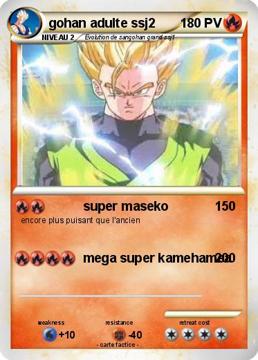 Pokemon gohan adulte ssj2