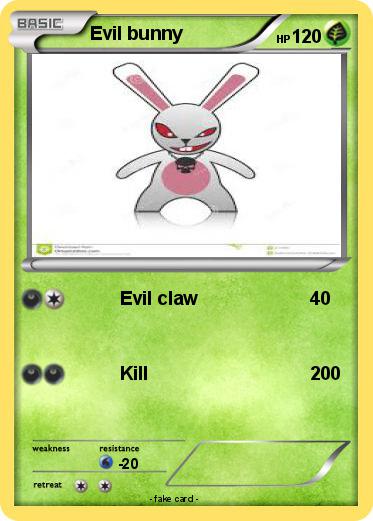 Pokemon Evil bunny