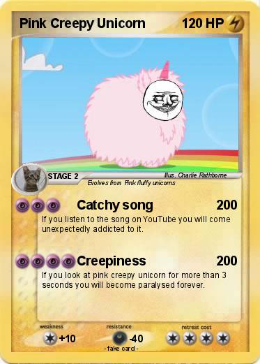 Pokemon Pink Creepy Unicorn