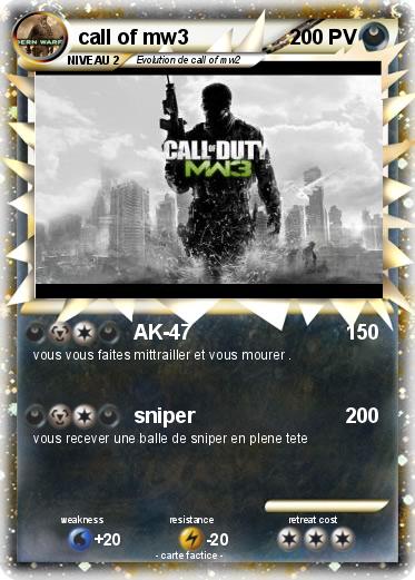 Pokemon call of mw3