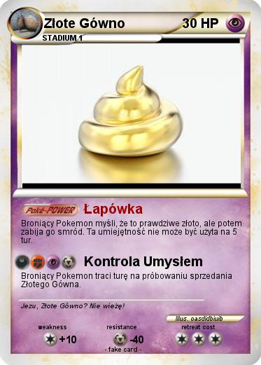 Pokemon Złote Gówno