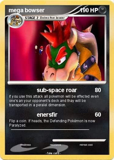 Pokemon mega bowser