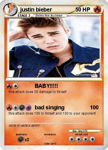 Pokemon justin bieber
