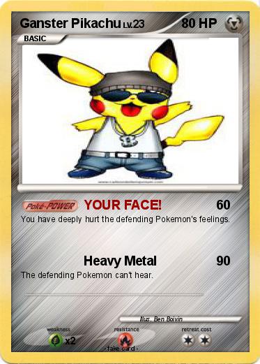 Pokemon Ganster Pikachu