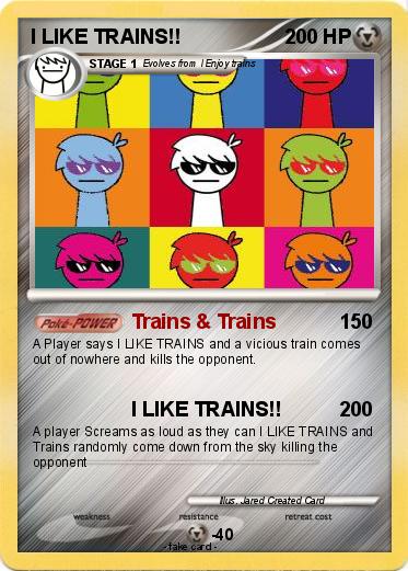 Pokemon I LIKE TRAINS!!