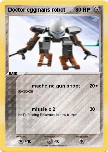 Pokemon Doctor eggmans robot