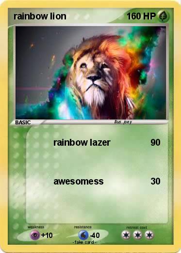 Pokemon rainbow lion