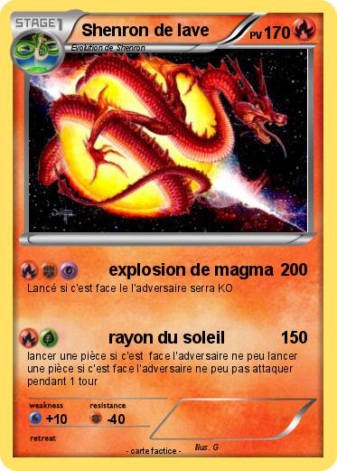 Pokemon Shenron de lave