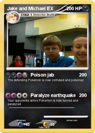 Pokemon Jake and Michael EX