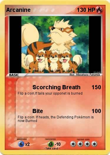 Pokemon Arcanine