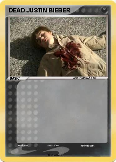 Pokemon DEAD JUSTIN BIEBER