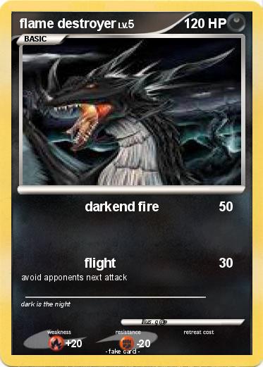 Pokemon flame destroyer