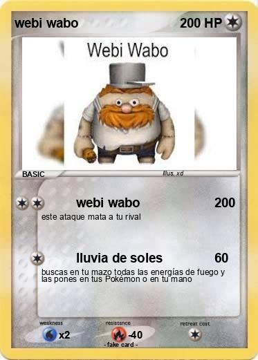Pokemon webi wabo