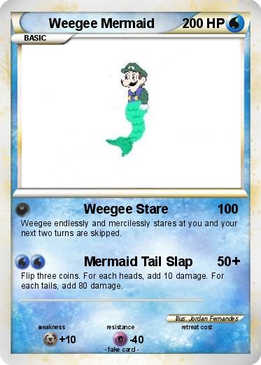 Pokemon Weegee Mermaid