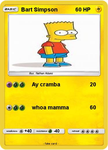 Pokemon Bart Simpson