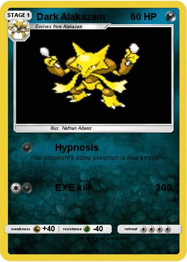 Pokemon Dark Alakazam