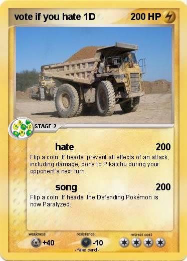 Pokemon vote if you hate 1D
