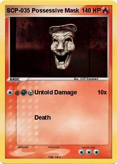 Pokemon SCP-035 Possessive Mask