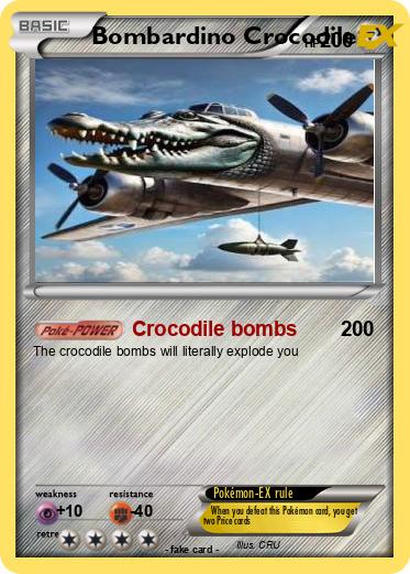 Pokemon Bombardino Crocodile