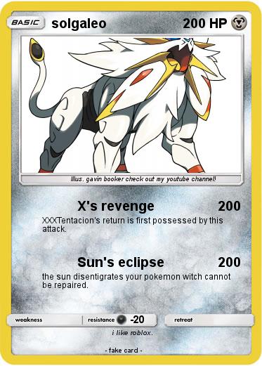 Pokemon solgaleo